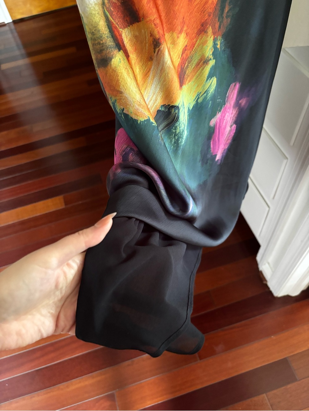 Ted Baker Averiee Draped Neck Midi Dress In Black - Picture 5 of 6